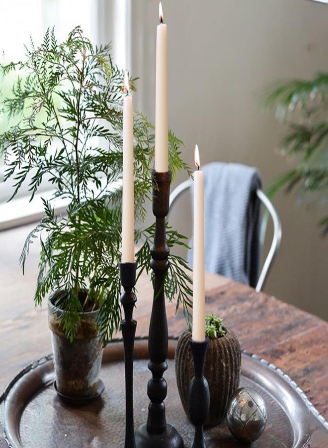 MOSROAD Beeswax Taper Candles White, 9 Inch Natural Beeswax Long Candle Sticks, 10 Hours Burn Time, Smokeless & Dripless Tall Taper Candle for Table Decor, Unscented Bee Wax Tapered Candles (8 Packs) - Image 5